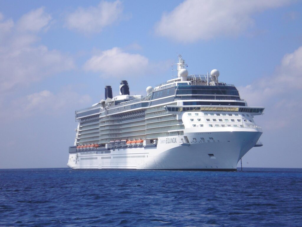 Celebrity Cruise Ship at Sea