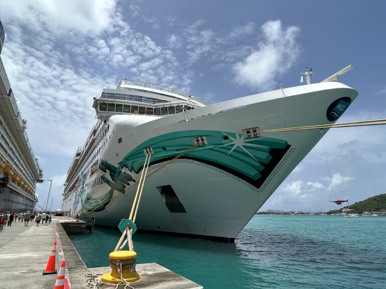 Norwegian Jade Cruise Ship Docked in Tortola BVI